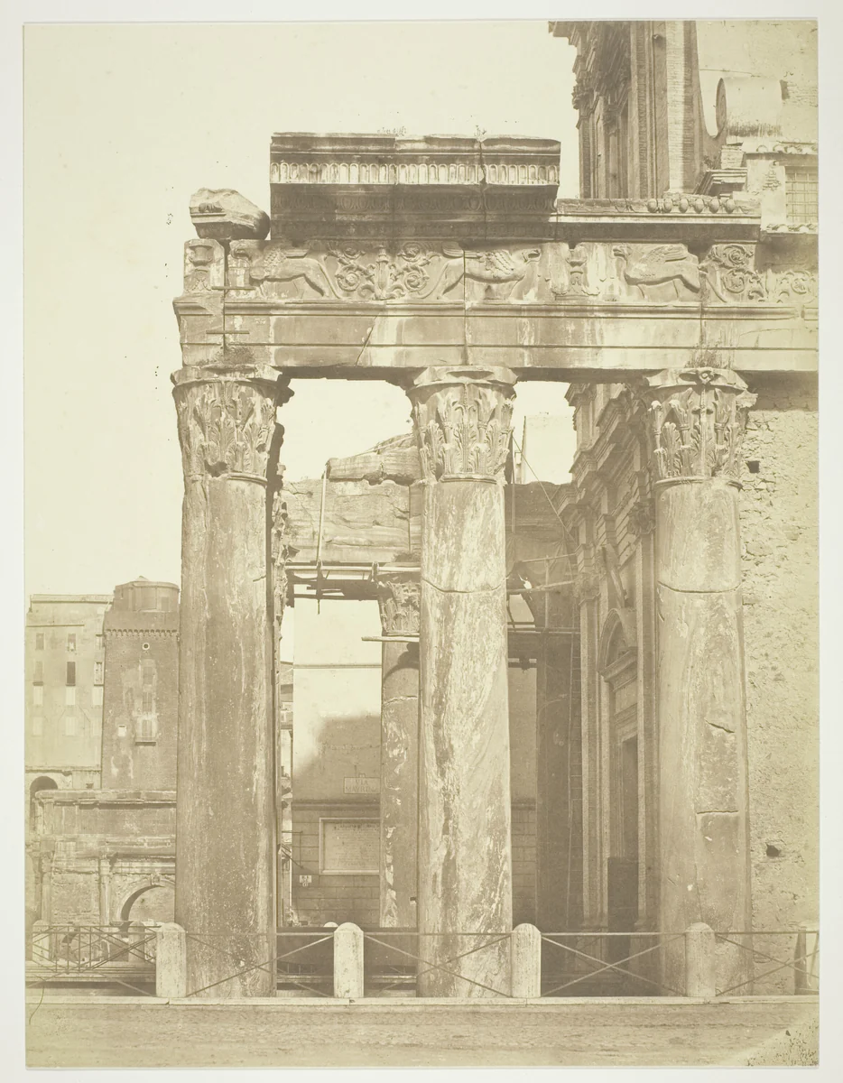 Roman Forum, Antonio and Faustina by Robert Macpherson, photograph, 1852-1862