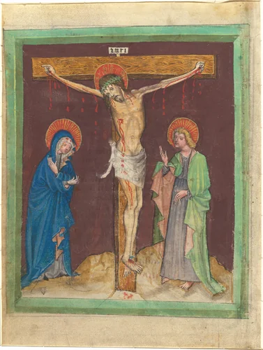 The Crucifixion by Austrian 15th Century, drawing, 1430