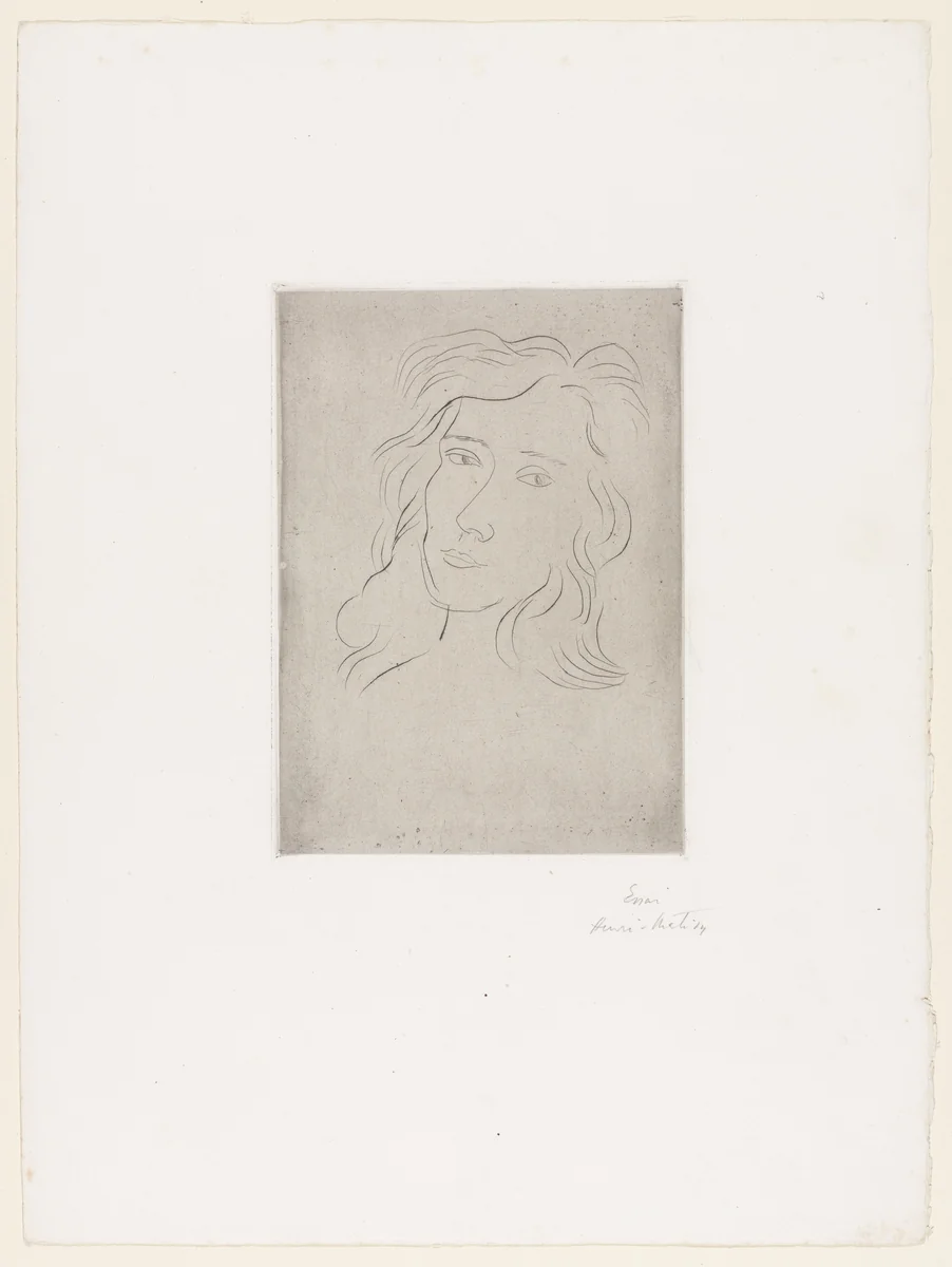 Marguerite by Henri Matisse, print, 1919