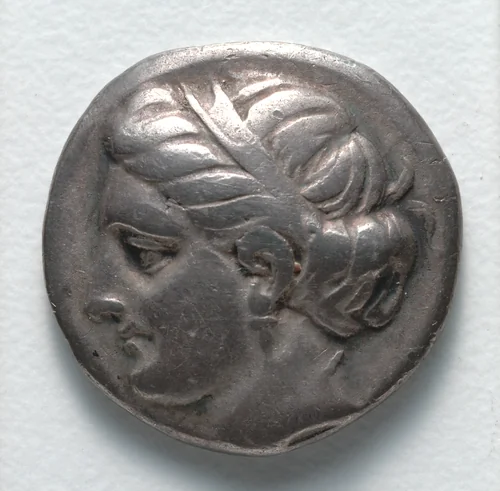 Drachm: Female Head (obverse) by Unknown, metalwork, -337--308
