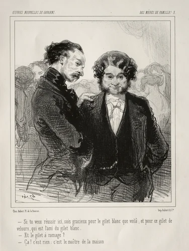 Des Mères de Famille! by Paul Gavarni, print, 1842-1852