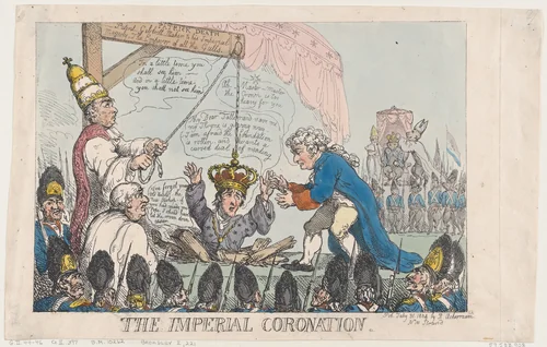 The Imperial Coronation by Thomas Rowlandson, print, 1804