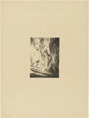 Two Men On a Boat (Zwei Männer im Boot) (plate, loose leaf) from the periodical Das Kunstblatt, vol. 2, no. 8 (Aug 1918) by Edwin Scharff, print, 1918