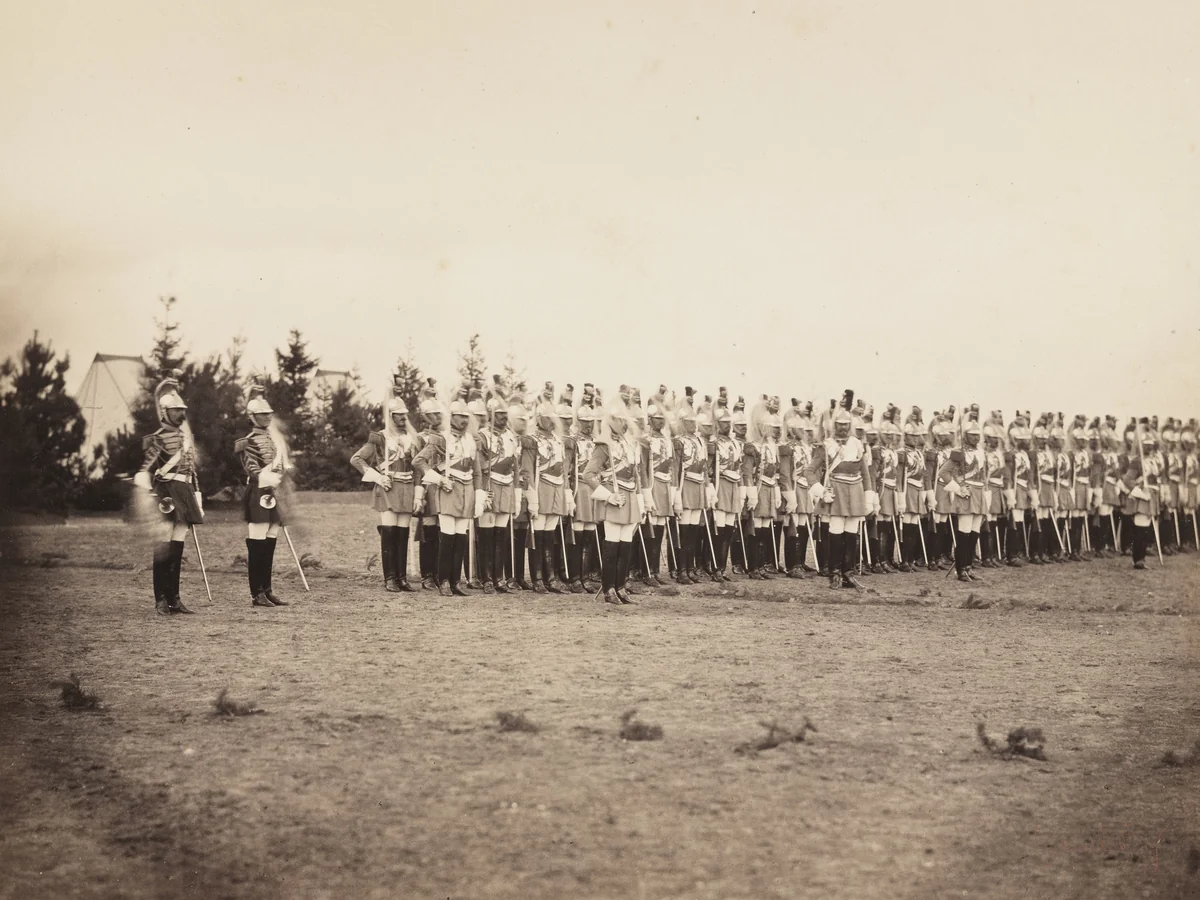 Untitled from the portfolio Souvenirs du Camp de Chalons by Gustave Le Gray, photograph, 1857