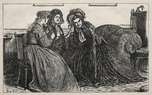 Life in London by George Du Maurier, print, 1866