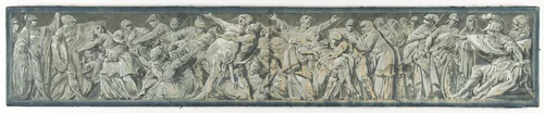 The Rape of the Sabines by Jacques Gamelin, drawing, 1750-1803