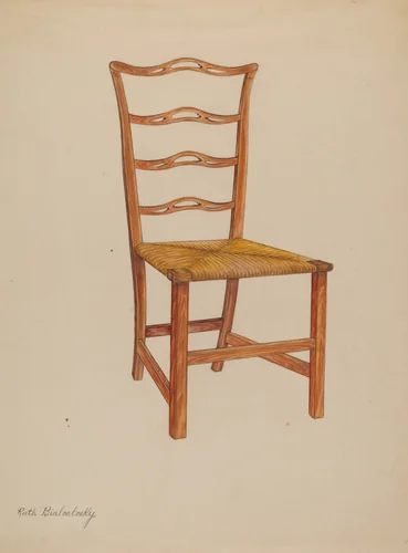 Side Chair (one of a pair) by Ruth Bialostosky, index of american design, 1937