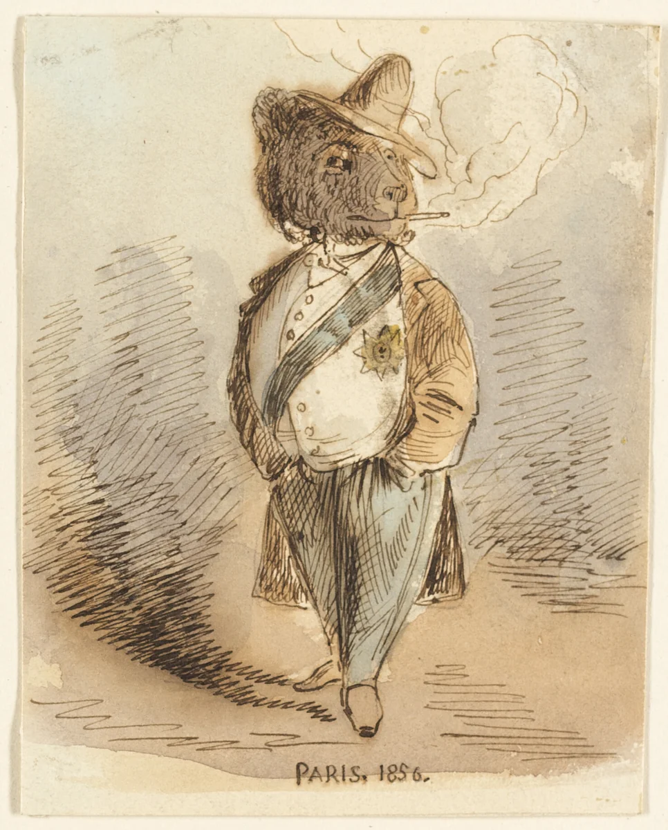 Paris 1856 by John Leech, painting, 1851-1861