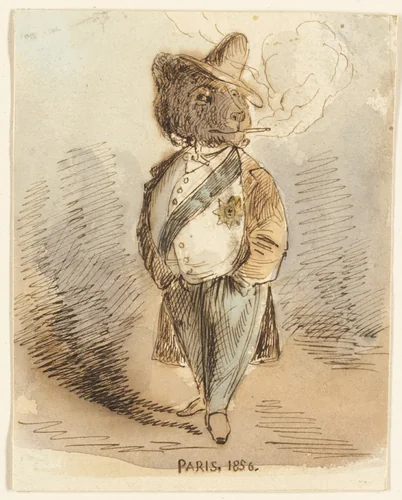 Paris 1856 by John Leech, painting, 1851-1861