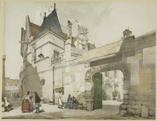 Picturesque Architecture in Paris, Ghent, Antwerp, Touen, etc. by Thomas Shotter Boys, print, 1839