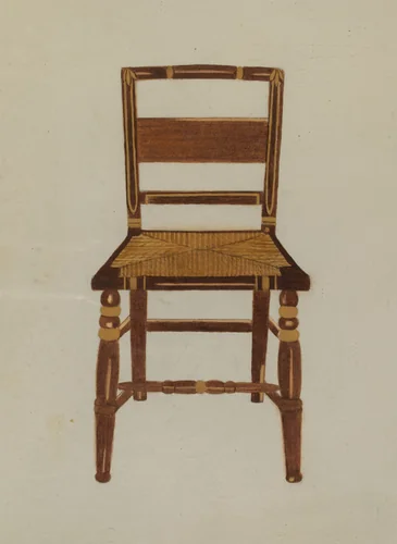 Side Chair by Genevieve Sherlock, index of american design, 1935-1942