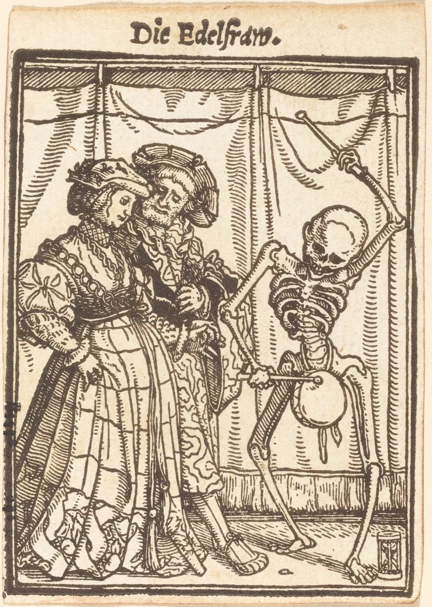 Die Edelfrau (The Noblewoman) by Hans Lützelburger, print, 1521-1531