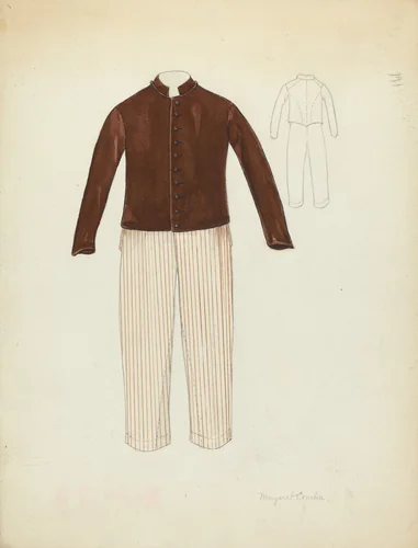 Pants and Coat by Margaret Concha, index of american design, 1935-1942