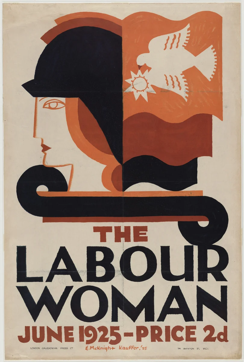 The Labour Woman by E. McKnight Kauffer, design, 1925
