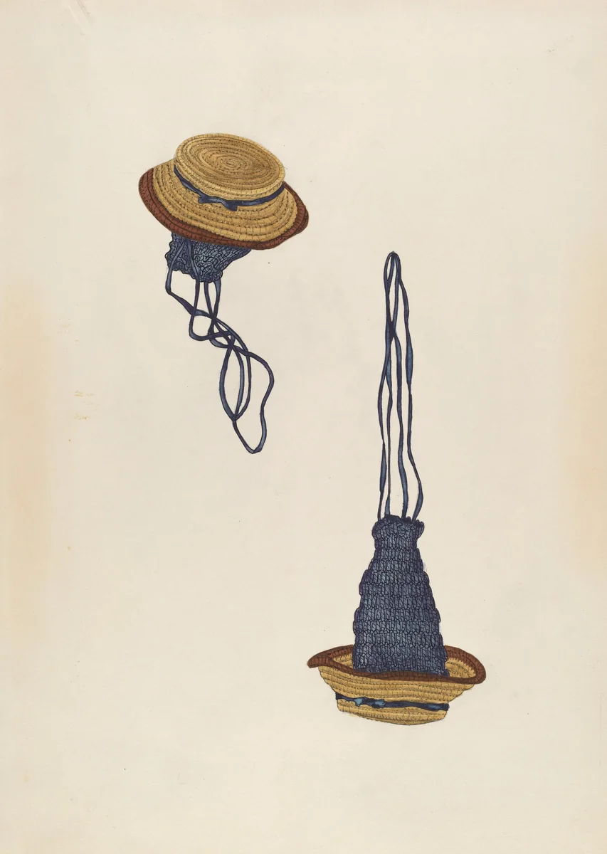 Wedding Coin Purse by Ellen Duncan, index of american design, 1937