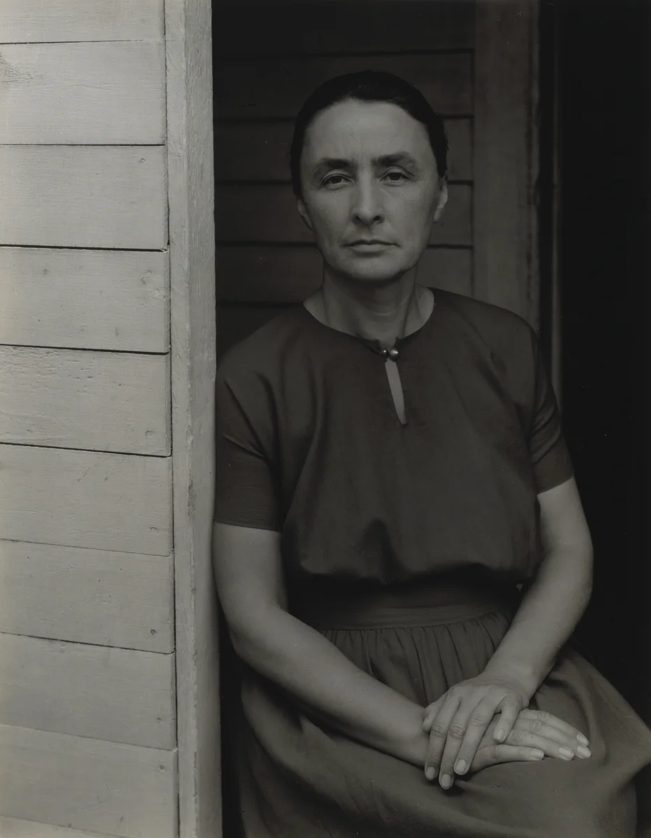Georgia O'Keeffe by Alfred Stieglitz, photograph, 1933