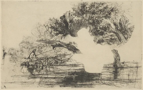 Penton Hook by Sir Francis Seymour Haden, print, 1864