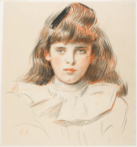 Mademoiselle Ellen Helleu by Paul César Helleu, drawing, 1892-1902
