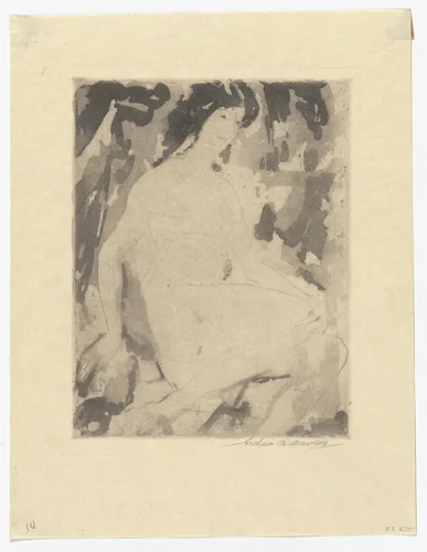 Iris by Arthur B. Davies, print, 1916