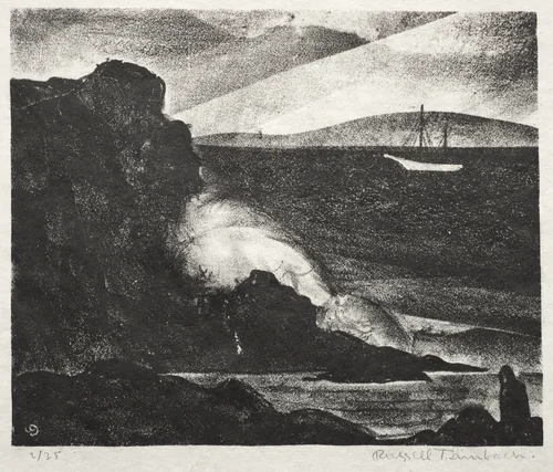 The Wave by Russell T Limbach, print, 1922-1932