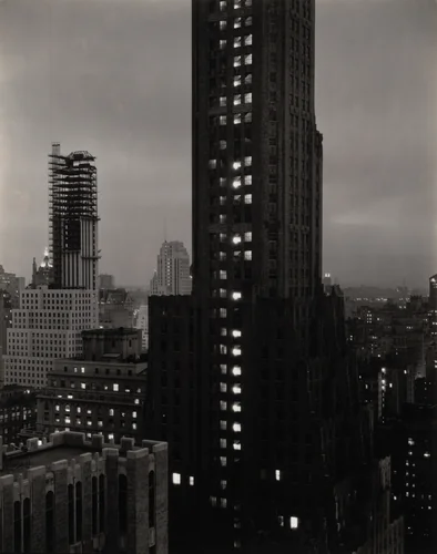 From My Window at the Shelton, North by Alfred Stieglitz, photograph, 1931