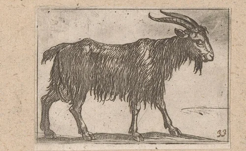 Staande geit by Antonio Tempesta, print, 1565-1630