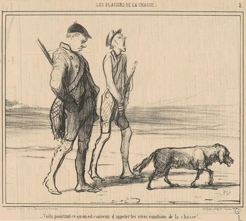 Voila pourtant ce qu'on est convenu d'appeler ... by Honoré Daumier, print, 1855