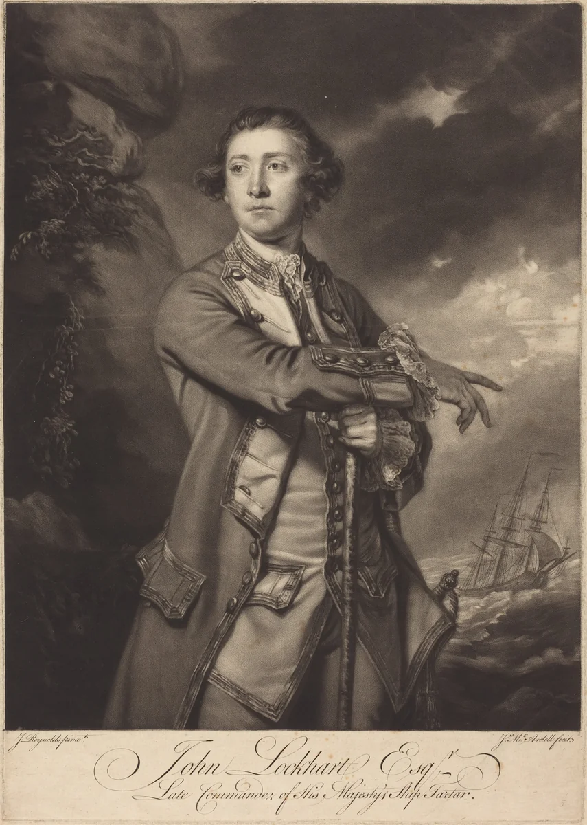 James Lockhart by James McArdell, print, 1729-1765
