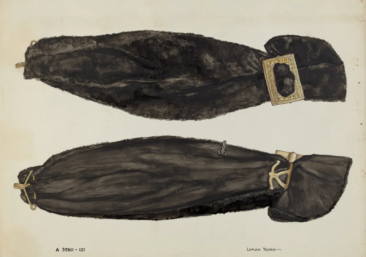 Ankle Band or Garters by Lyman Young, index of american design, 1937