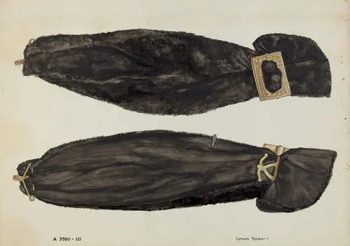 Ankle Band or Garters by Lyman Young, index of american design, 1937