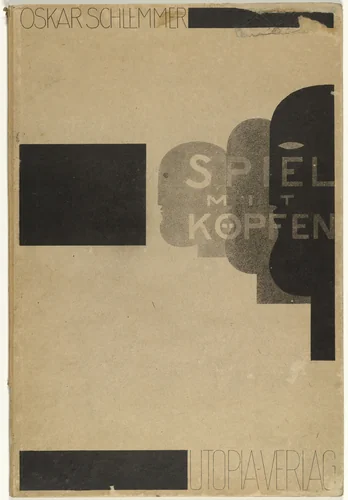 Play on Heads (Spiel mit Köpfen) by Oskar Schlemmer, print, 1920