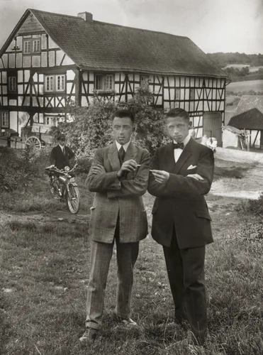 Young Farmers on Sunday by August Sander, photograph, 1926
