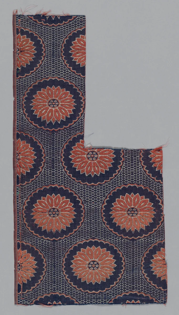 Fragment by China or Japan, textile, 1775-1825