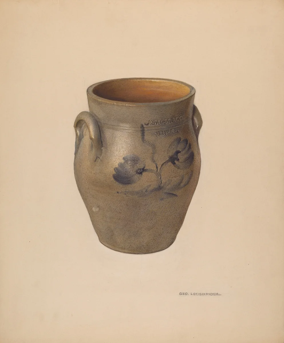 Crock by George Loughridge, index of american design, 1939