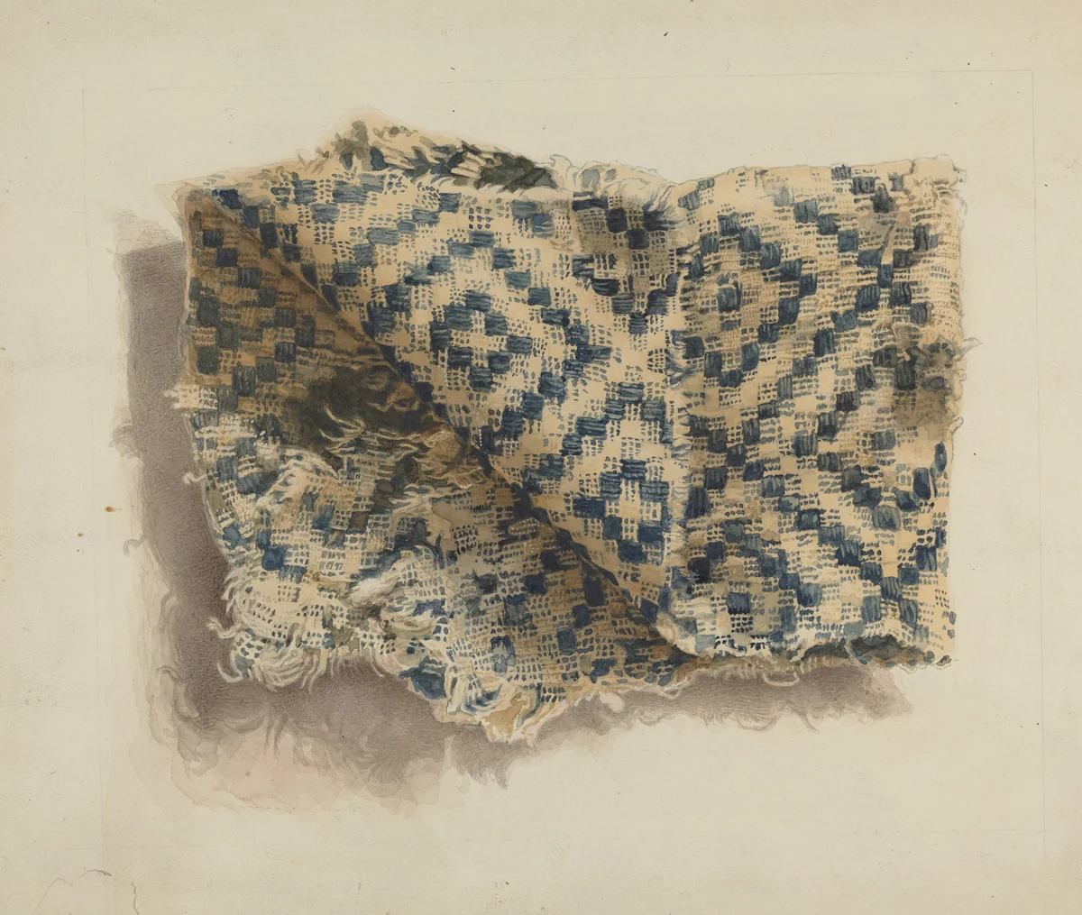 Shaker Coverlet by Alois E. Ulrich, index of american design, 1935-1942