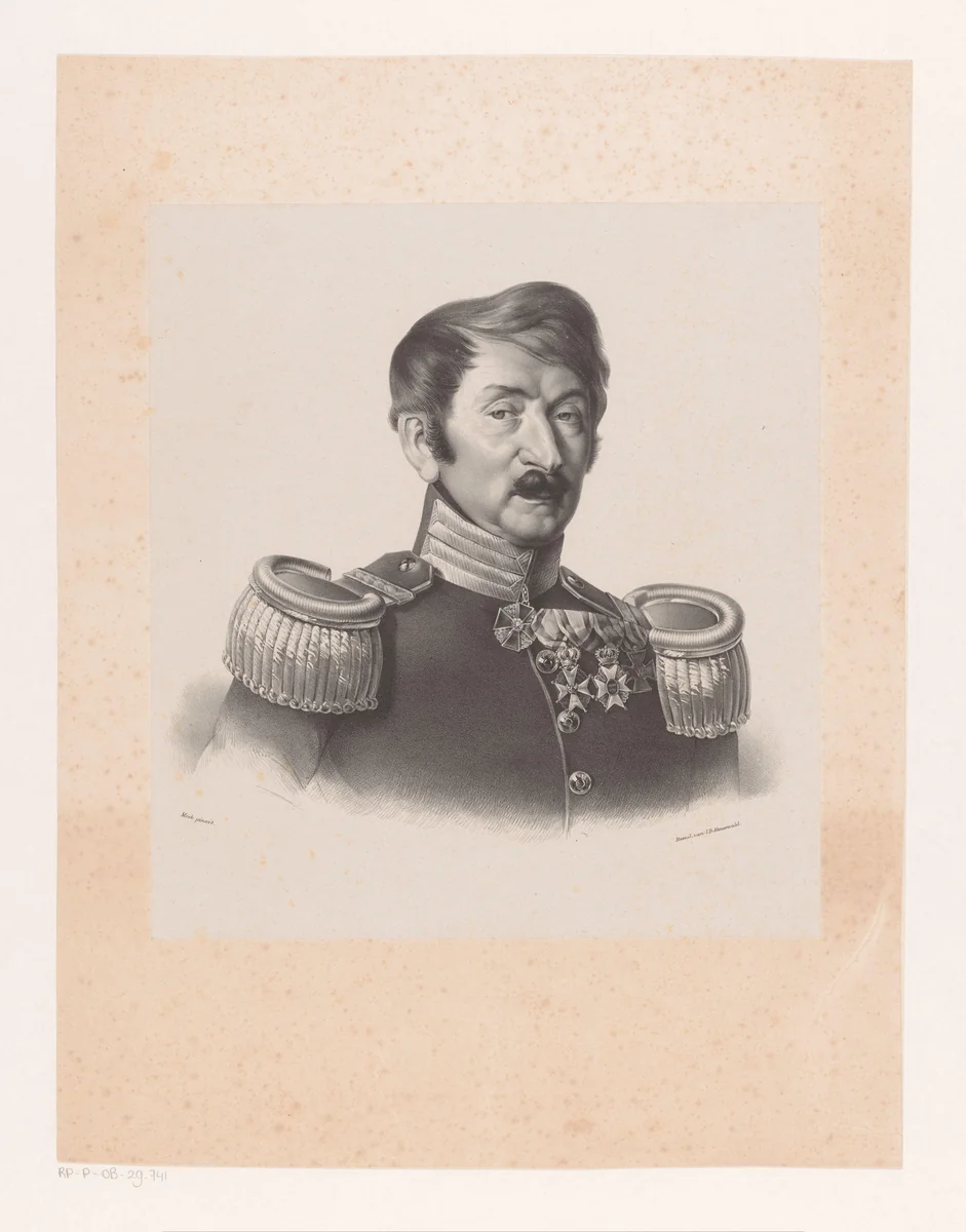Portret van Reinhold Anthonie Klerck by anonymous, print, 1822-1863
