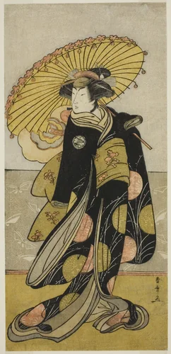 The Actor Segawa Kikunojo III in an Unidentified Role by Katsukawa Shunsho (勝川 春章), print, 1780-1784