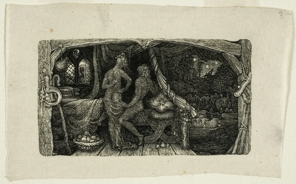 The Chamber Idyl by Edward Calvert, print, 1819-1883