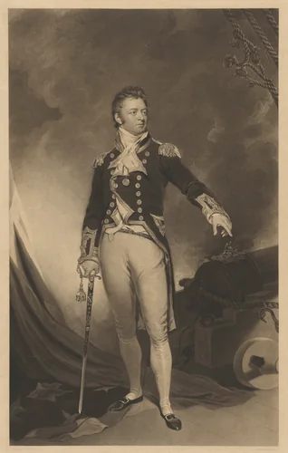 Sir Philip Bowes Vere Broke by Charles Turner; Samuel Lane, print, 1816