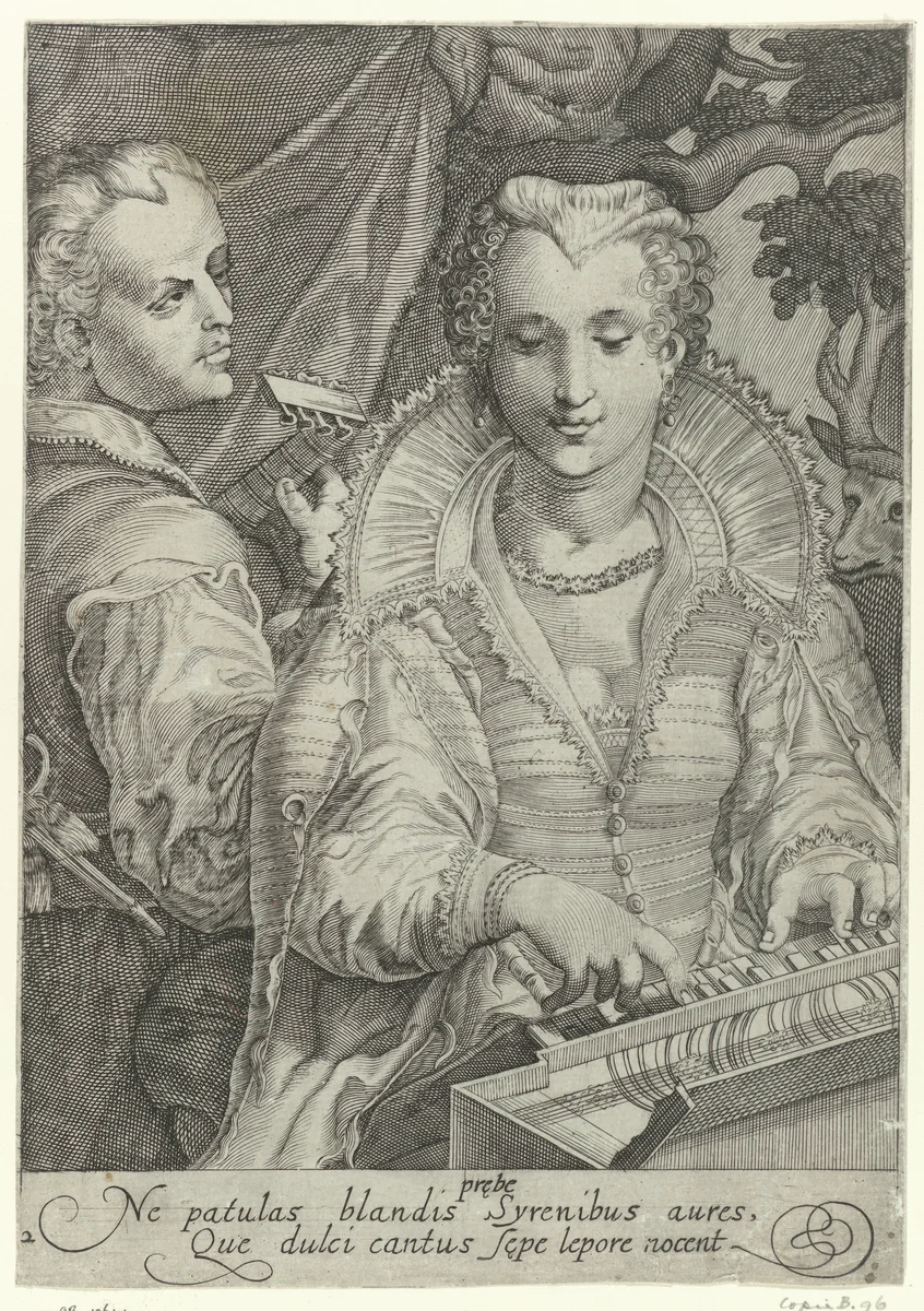 Het Gehoor by anonymous, print, 1575-1657