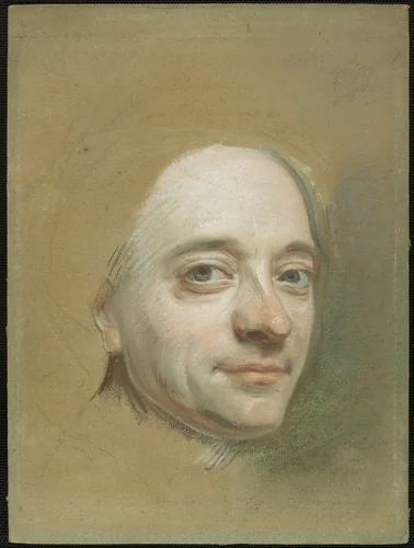 Self-Portrait by Maurice Quentin de Latour, drawing, 1732-1742