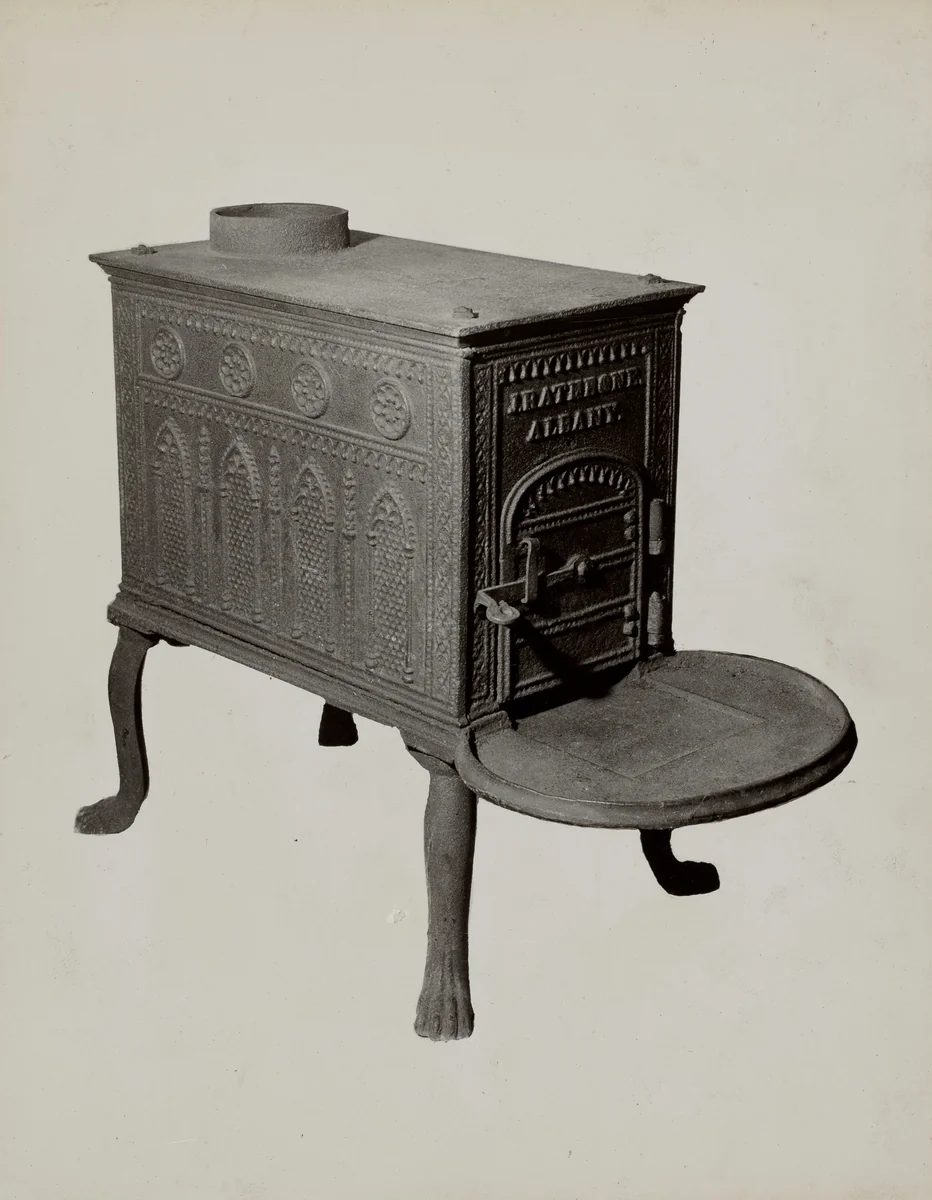 Box Stove by Charles Von Urban, index of american design, 1937