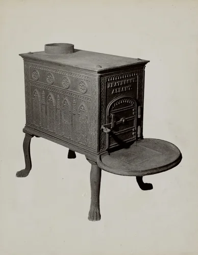Box Stove by Charles Von Urban, index of american design, 1937