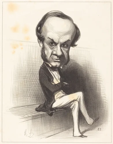 Lannes, duc de Montebello by Honoré Daumier, print, 1850