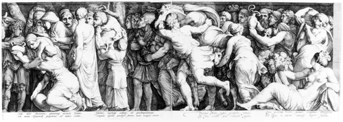 The Story of Niobe by Jan Saenredam, print, 1560-1607