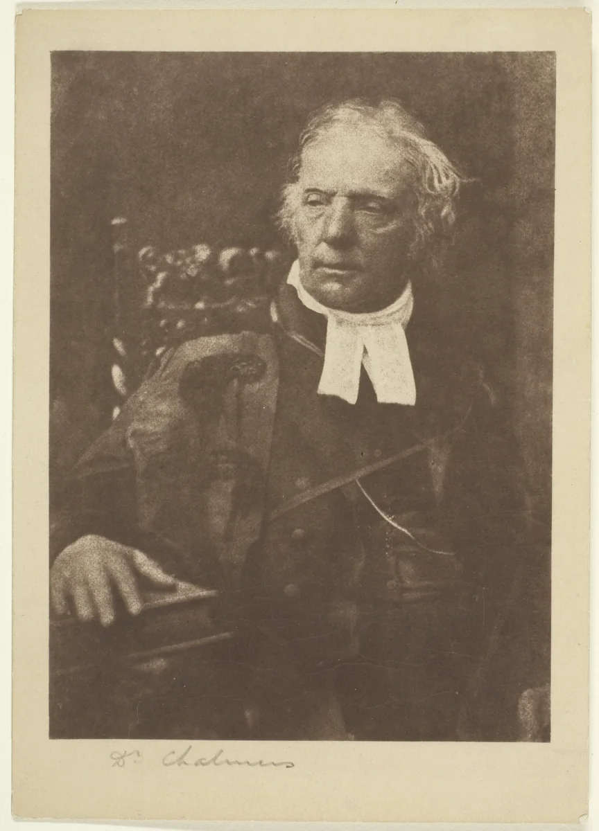 Dr. Chalmers by David Octavius Hill and Robert Adamson, print, 1843-1846
