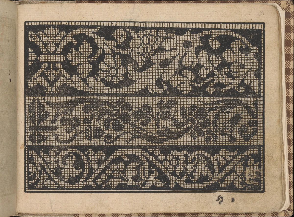New Künstlichs Modelbuch (Page 31 recto) by Bernhard Jobin, book, 1600