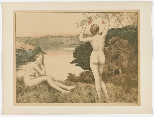 Autumn (Automne) from L'Estampe moderne, no. 1 by Émile-René Ménard, print, 1897