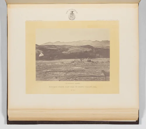 Furnace Creek, East Side of Death Valley, California by Timothy O'Sullivan, photograph, 1871