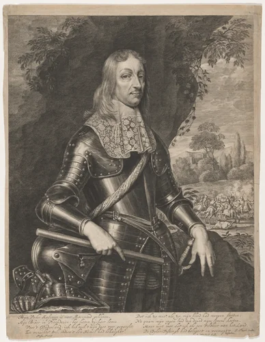 William Frederick of Nassau by Abraham Blooteling, print, 1640-1690